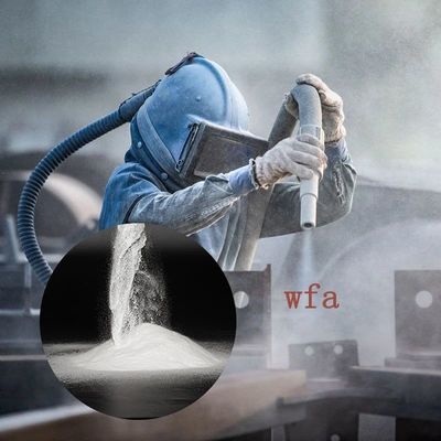 Harga yang bagus 99% Wfa White Corundum Sand F24 White Aluminium Oxide Grits Untuk Polishing Blasting on line