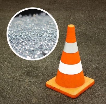 Guter Preis Flughafen-Reflexions-Straßenmarkierungsfarben-Perlen 46HRC Glasperlen für Straßenmarkierung Online
