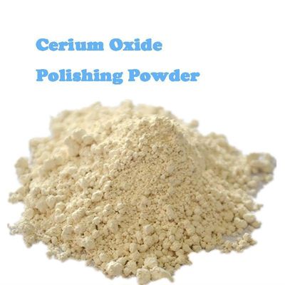 Buen precio 1.6 g/cm3 Densidad aparente Polvillador de óxido de cerio para aplicaciones industriales y catalizador de vidrio CAS 1345-13-7 en línea