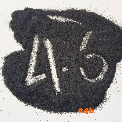 Buen precio 46 Rueda de arena de aluminio fundido negro 9.0 Mohs óxido de aluminio en línea