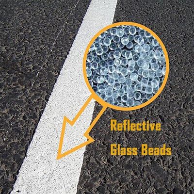 quality Dispersing Reflective Beads 25kg Glass Beads For Road Marking factory