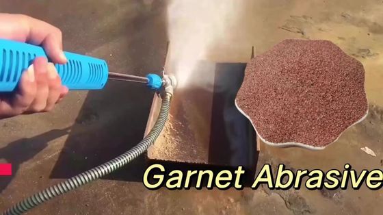 Good price Stainless Steel Sandblasting Garnet Sand F6-F220 Garnet Media Blasting online