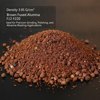 Good price Density 3.95 Gcm3 Brown Fused Alumina F12 F220 Ideal for Precision Grinding Polishing and Abrasive Blasting Applications online