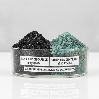 Good price Silicon Carbide Sic 98 Percent Min Black Or Green Crystalline Powder Ideal For Abrasive And Refractory Material Production online